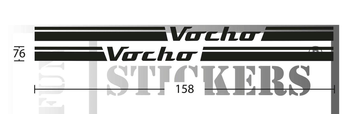 stickers autocollants bas de caisses VOCHO pour new beetle volkswagen - kit décoration intégral (Copie)