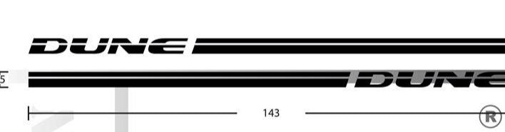 stickers autocollants pour volkswagen new beetle - kit décoration intégral bandes Dune
