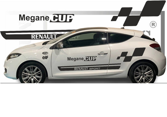 stickers autocollants pour Renault megane - kit décoration Cup sport rs