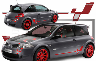 stickers autocollants pour Renault megane - kit décoration effet R26 cup