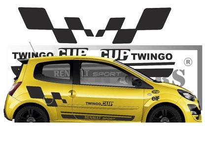 stickers autocollants pour RENAULT TWINGO  - kit décoration INTEGRALE