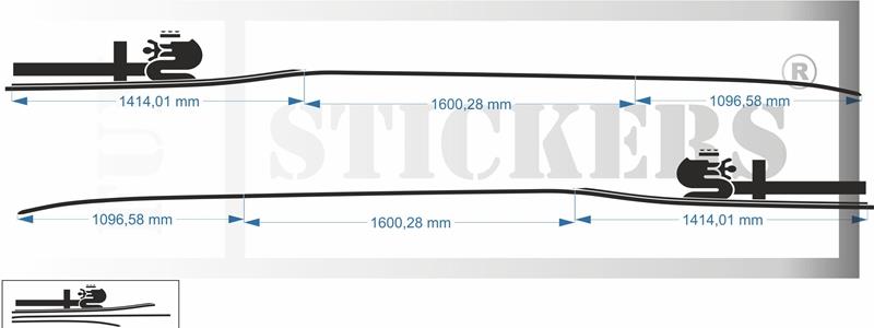 autocollants kit complet pour berline Alfa Romeo