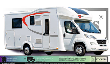 Sticker kit décoration intégral BURSTNER – Compatible toutes marques camping-car