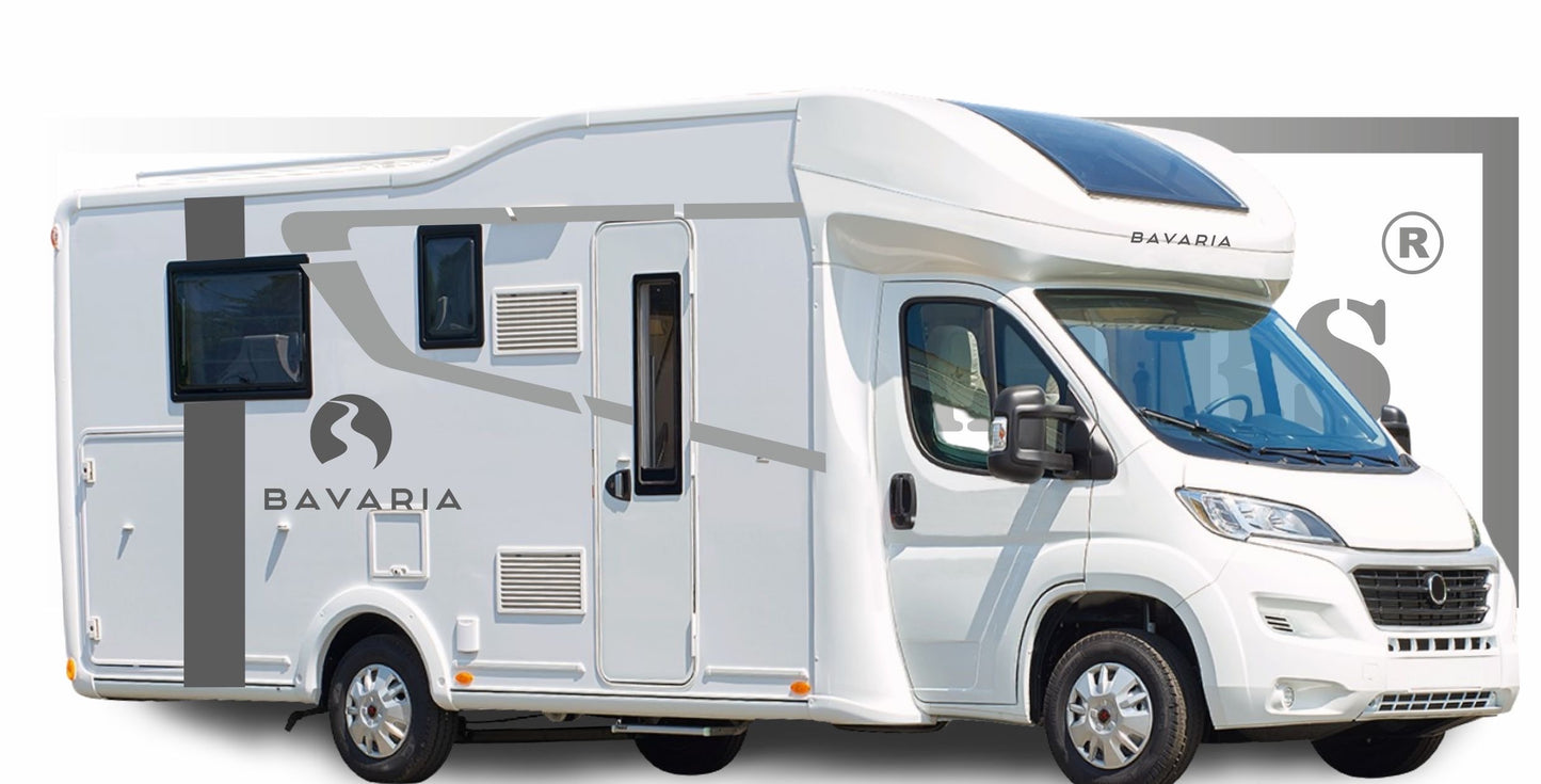 Sticker kit décoration intégral BAVARIA – Compatible toutes marques camping-car