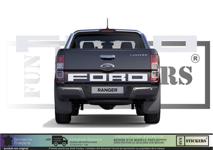 Sticker kit décoration bande arrière ecriture FORD  – Compatible touts modèles Ford