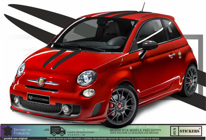 Sticker kit décoration intégral 500 – Compatible toutes Fiat 500
