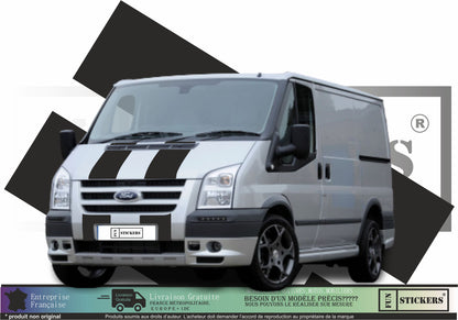 Stickers kit bandes Capot autocollants pour Ford transit sport van