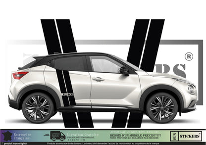 stickers autocollants pour Nissan Juke- kit décoration Bandes latérales