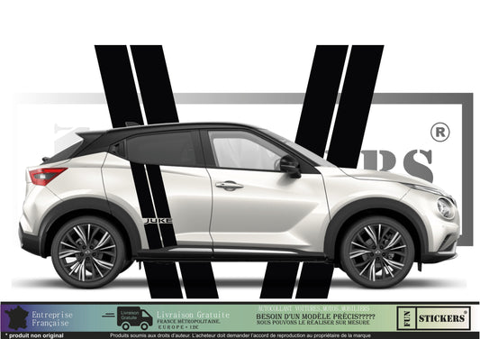 stickers autocollants pour Nissan Juke- kit décoration Bandes latérales