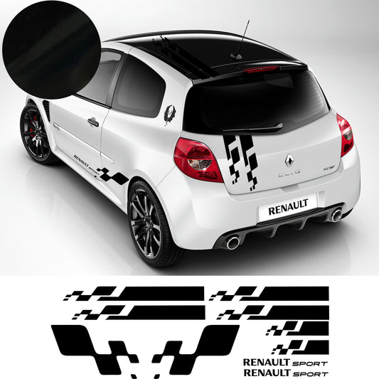 stickers autocollants pour Renault - kit décoration bandes sport RS gordini