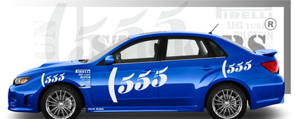 stickers autocollants pour Subaru impreza - kit décoration effet wrc