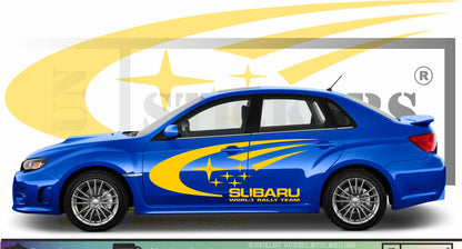 stickers autocollants pour Subaru - kit décoration effet impreza rallye