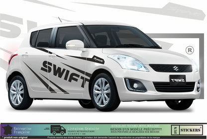 stickers autocollants pour suzuki swift - kit décoration rallye