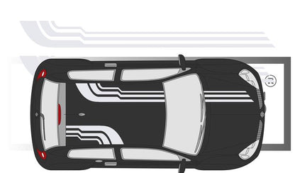 stickers autocollants pour voiture de rallye - kit décoration