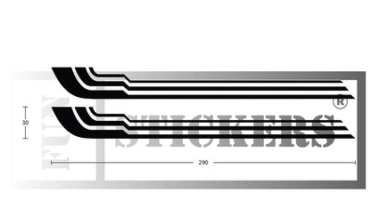 stickers autocollants pour voiture de rallye - kit décoration