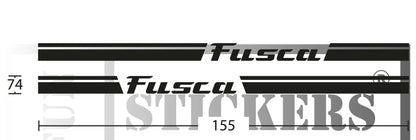 stickers autocollants pour volkswagen new beetle - kit décoration intégral bas de caisse écriture fusca