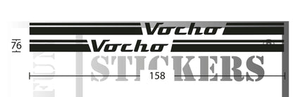 stickers autocollants bas de caisses VOCHO pour new beetle volkswagen - kit décoration intégral (Copie)