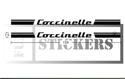 stickers autocollants volkswagen new beetle - kit décoration intégral bas de caisse coccinelle