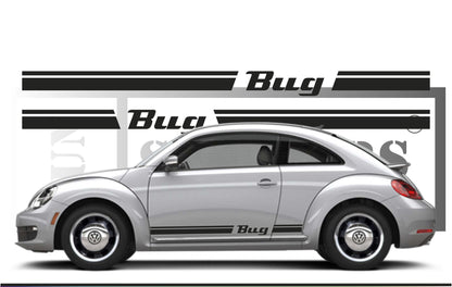 Stickers kit bandes pour new beetle volkswagen compatible bas de caisse BUG
