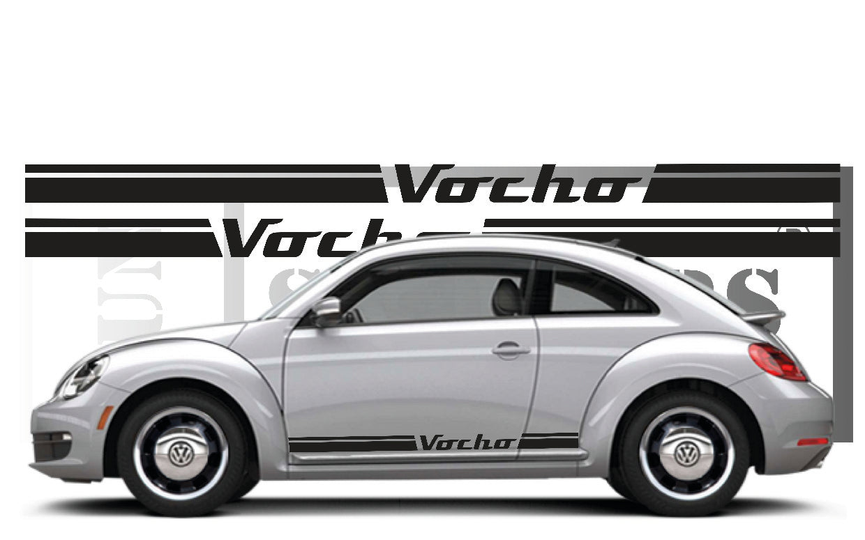 stickers autocollants bas de caisses VOCHO pour new beetle volkswagen - kit décoration intégral (Copie)