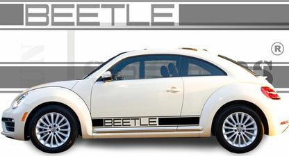 stickers autocollants bandes bas de caisse pour new beetle volkswagen - kit décoration intégral (Copie)