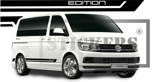 stickers autocollants pour van transporter volkswagen - kit décoration adhésifs