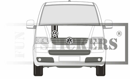 Stickers kit bandes compatible pour volkswagen transporter