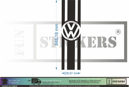 Stickers kit bandes compatible pour volkswagen transporter