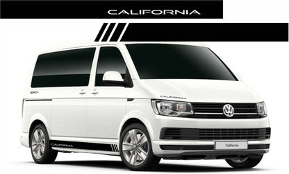 stickers autocollants pour volkswagen vw ecriture california - kit décoration