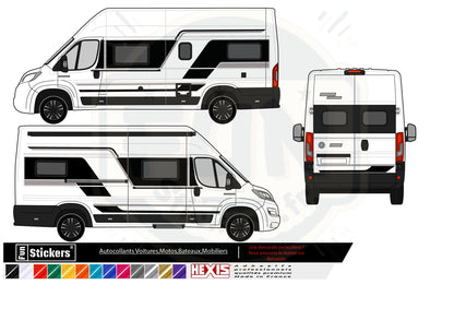 Fiat ducato Camper ADRIA - Stickers Kit Complet