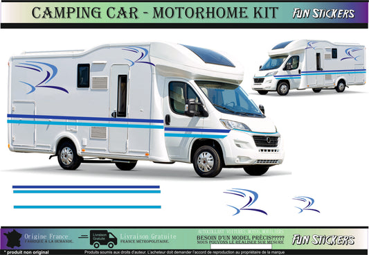 Sticker kit décoration intégral – Compatible toutes marques camping-car