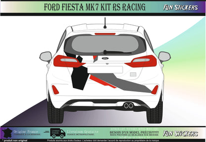 Sticker kit décoration intégral style mk7 Camouflage – Compatible touts modèles Ford Fiesta