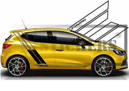 stickers autocollants pour RENAULT - kit décoration BANDES LATERALES SPORT