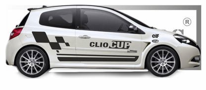 stickers autocollants pour Renault Clio- kit décoration rs cup sport