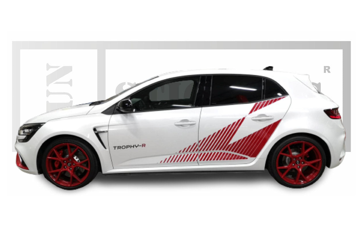 stickers autocollants pour RENAULT - kit décoration EFFET RS TROPHY