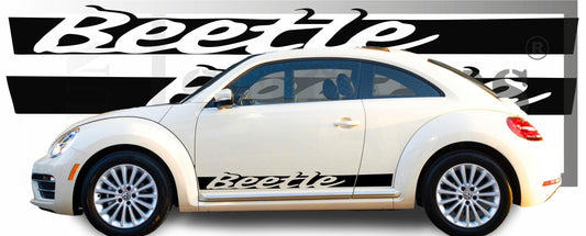 stickers autocollants pour Volkswagen new beetle - kit décoration bas de caisse