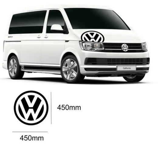 stickers autocollants pour Volkswagen voiture ou transporter - kit décoration Logo