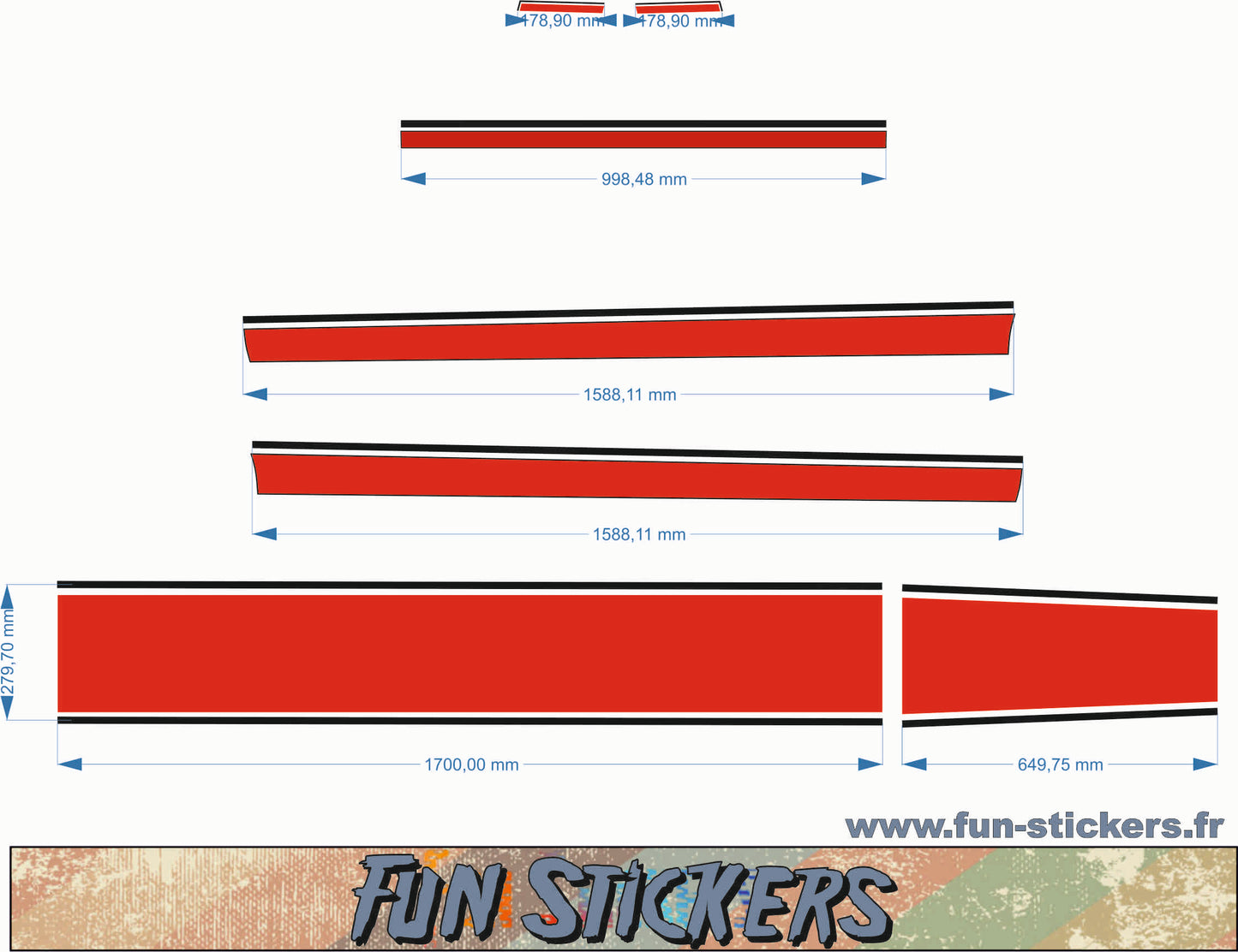 stickers autocollants pour Volkswagen Up- kit décoration